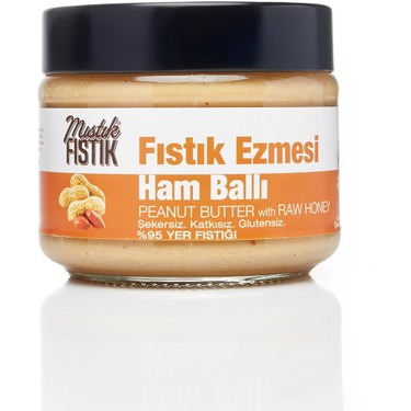 Mıstık Fıstık Ham Ballı Fıstık Ezmesi 280 Gr