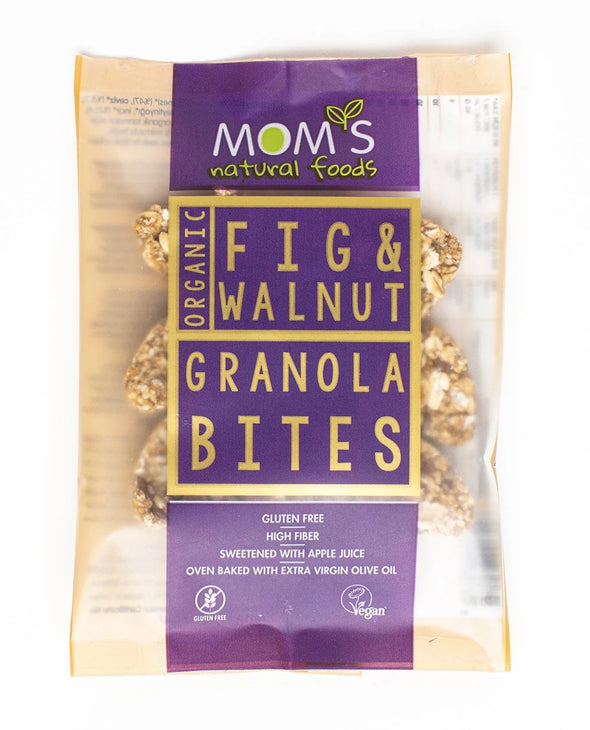 MOM'S Organic Gluten-free Fig & Walnut Granola Bites