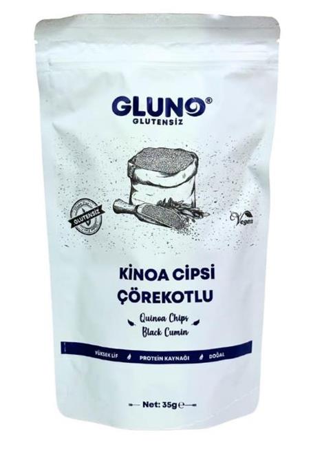 Gluno Glutensiz Kinoa Cipsi Çörekotlu 35gr