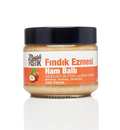 Mıstık Fıstık Ham Ballı Fındık Ezmesi 200 Gr