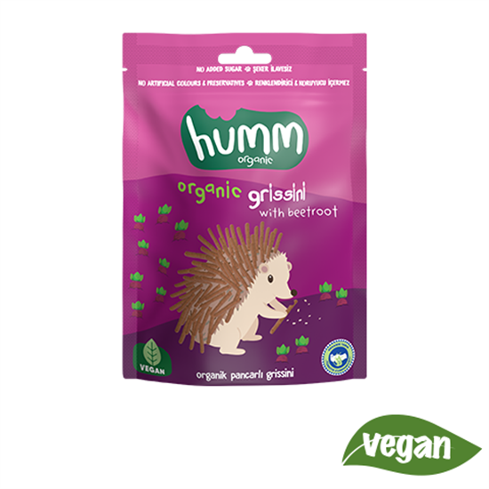 Humm Organik Vegan Pancarlı Grissini - 55g