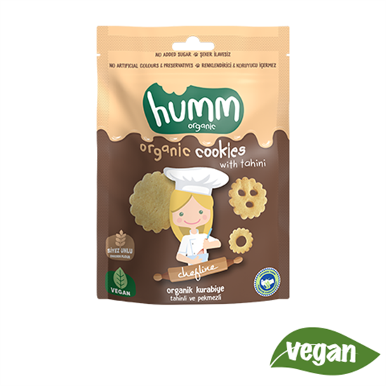 Humm Organik Vegan Tahinli ve Pekmezli Kurabiye - 55g