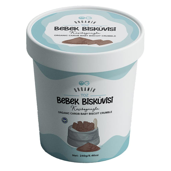 OG Organik Toz Keçiboynuzlu Bebek Bisküvisi 240 Gr +6 Ay