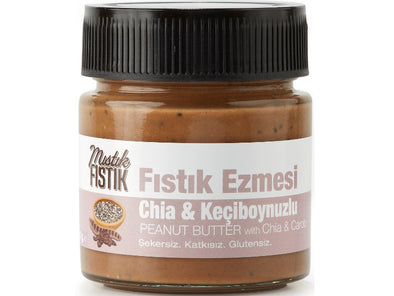 Mıstık Fıstık Chia ve Keçiboynuzu Özlü Fıstık Ezmesi 280 Gr