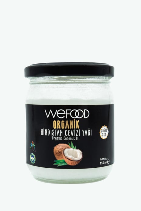 Wefood Organik Hindistan Cevizi Yağı (Soğuk Sıkım) 150 ml