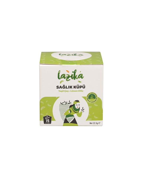 Lazika Sağlık Küpü Yeşil Çay Limon Otlu 22,5g