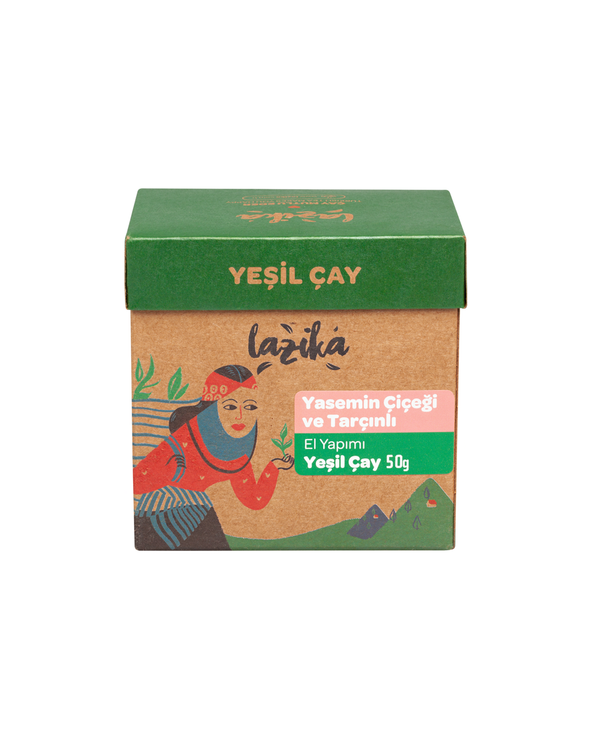 Lazika Yasemin Çiçeği ve Tarçınlı Yeşil Çay 50g